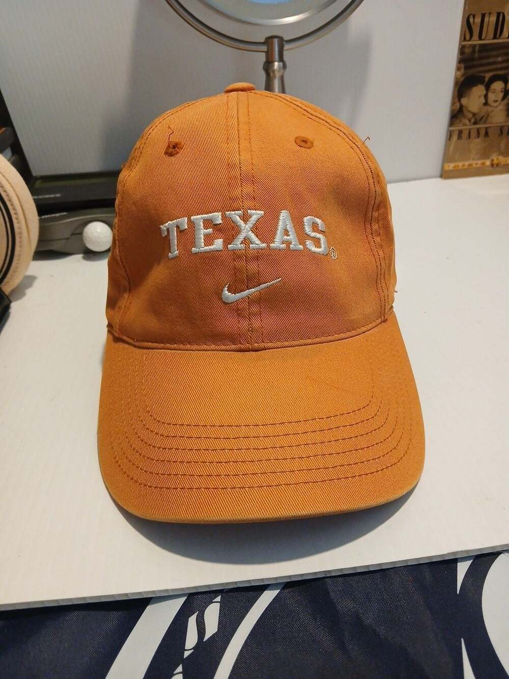 Nike Texas Longhorns NCAA Baseball Cap Orange Adjustable Strapback